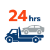 บริการรถยก 24 ชั่วโมง(เนื่องจากอุบัติเหตุ)