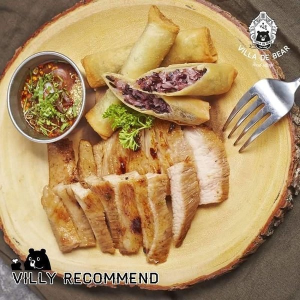 เมนูอร่อย ร้านวิลล่าเดอแบร์ (Villa De Bear) ราชพฤกษ์