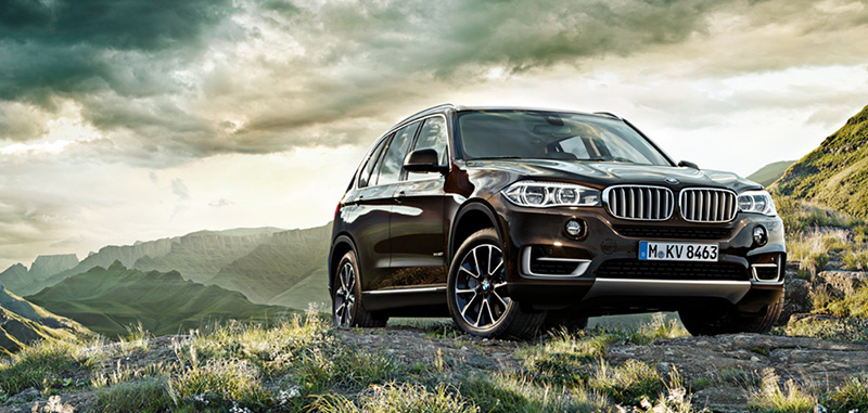 BMW X-5 ด้านหน้า