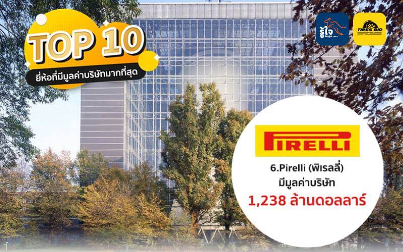 TOP 10 แบรนด์ยางรถยนต์ (6) | รู้ใจ