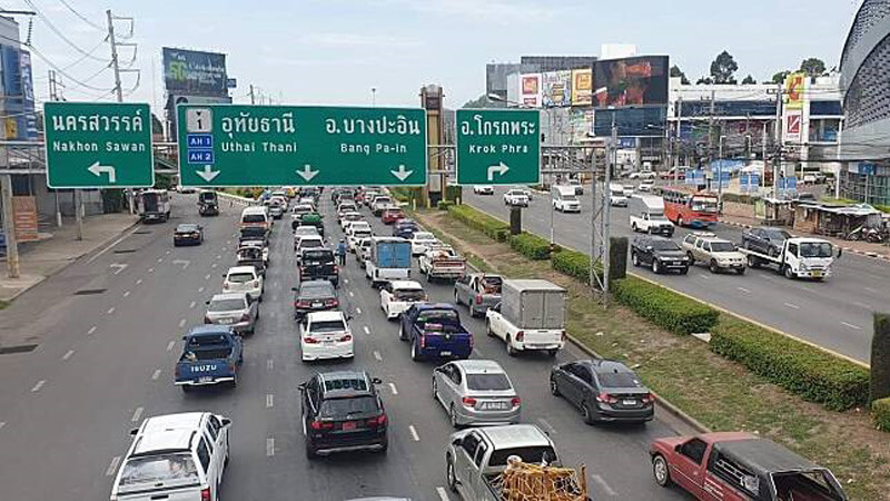 สะพานเดชาติวงศ์ นครสวรรค์ รถติด - รู้ใจ