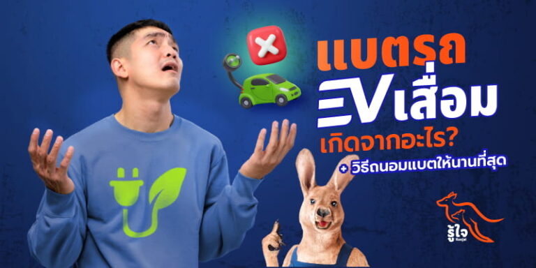 ทำไมแบตเตอรี่รถยนต์ไฟฟ้าถึงเสื่อมลง | ประกันรถยนต์ไฟฟ้า รู้ใจ
