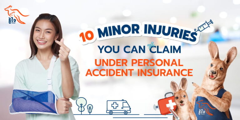 10 minor injuries covered by personal accident insurance | Roojai