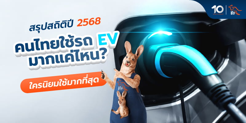 เปิดสถิติ แนวโน้มรถยนต์ไฟฟ้าในประเทศไทย ปี 2568 | โดยรู้ใจประกันภัย